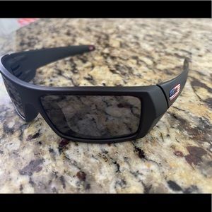 Oakley Gascan Sunglasses with American Flag- Barely Worn!